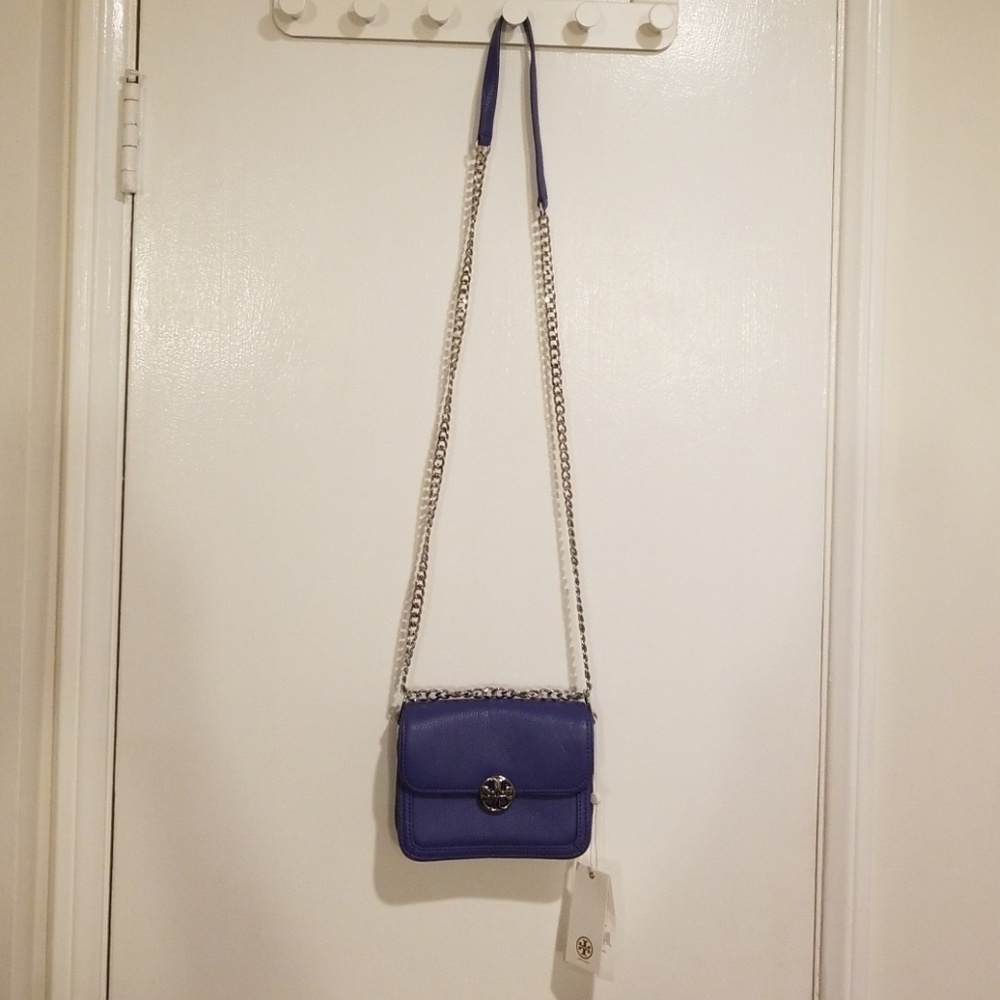 💕TORY BURCH💕 Duet Chain Leather Micro Shoulder Bag - Picture 4 of 8